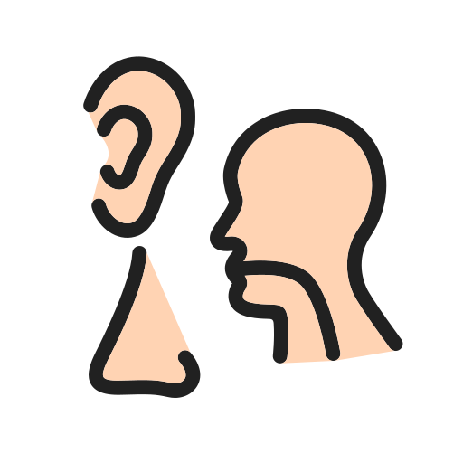ENT (Ear, Nose, Throat) Care Icon